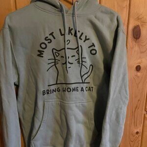 Most likely to bring home a cat unisex hoodie